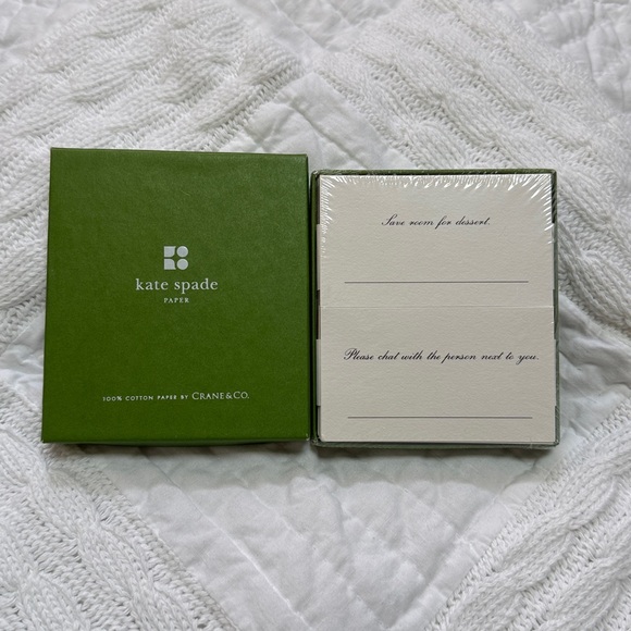 kate spade Other - Kate Spade Word Placecards Set o 12 NIB